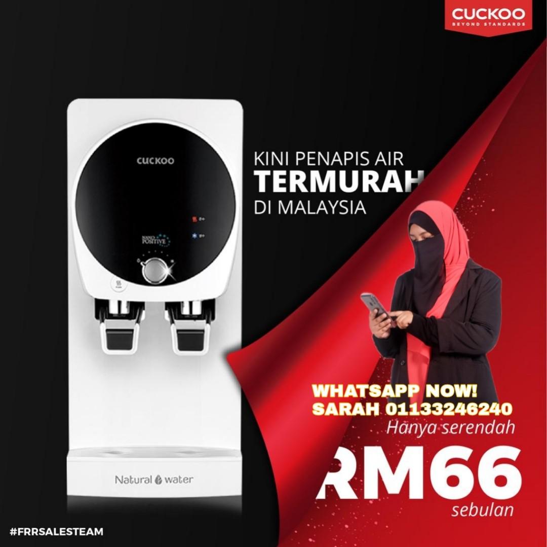Penapis Air Cuckoo Kingtop Promo Rm 66 Month Kitchen Appliances On Carousell