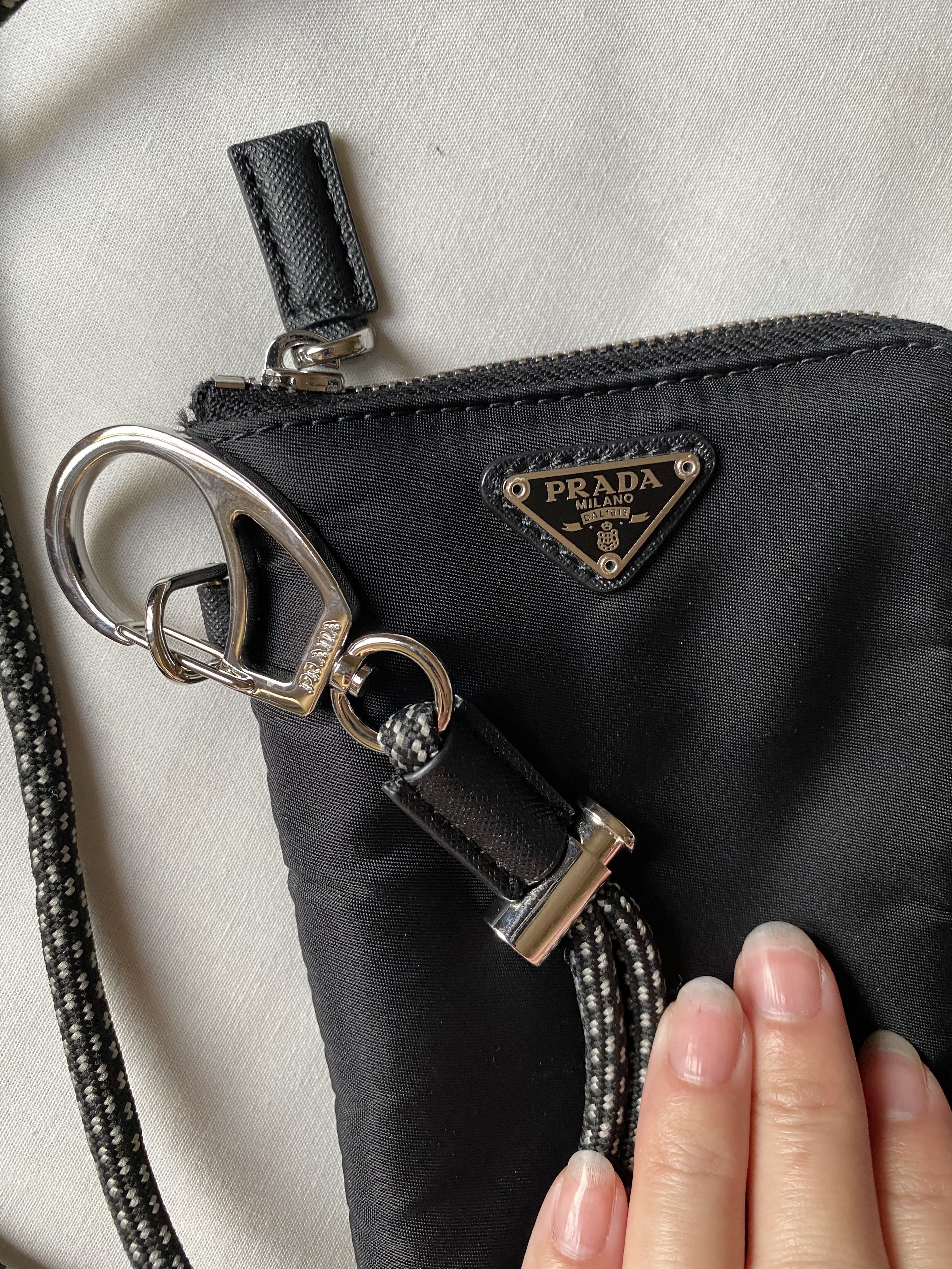 Prada Pouch Lanyard, Luxury, Bags & Wallets on Carousell