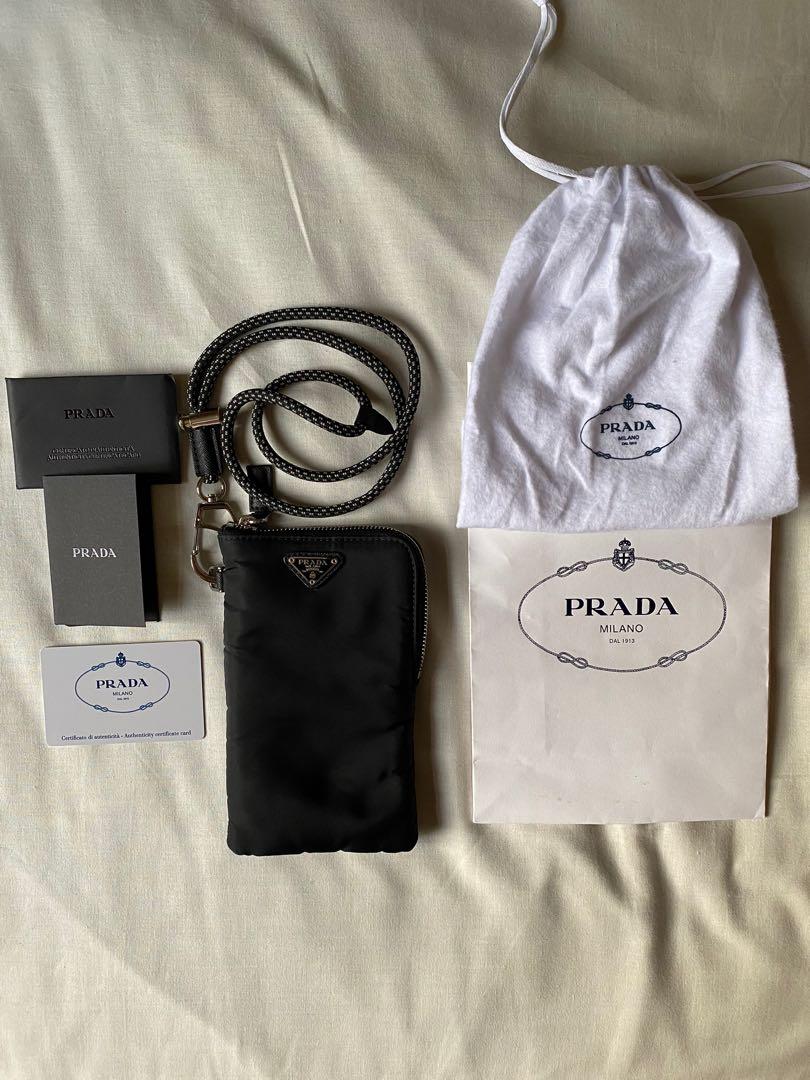 Prada Pouch Lanyard, Luxury, Bags & Wallets on Carousell