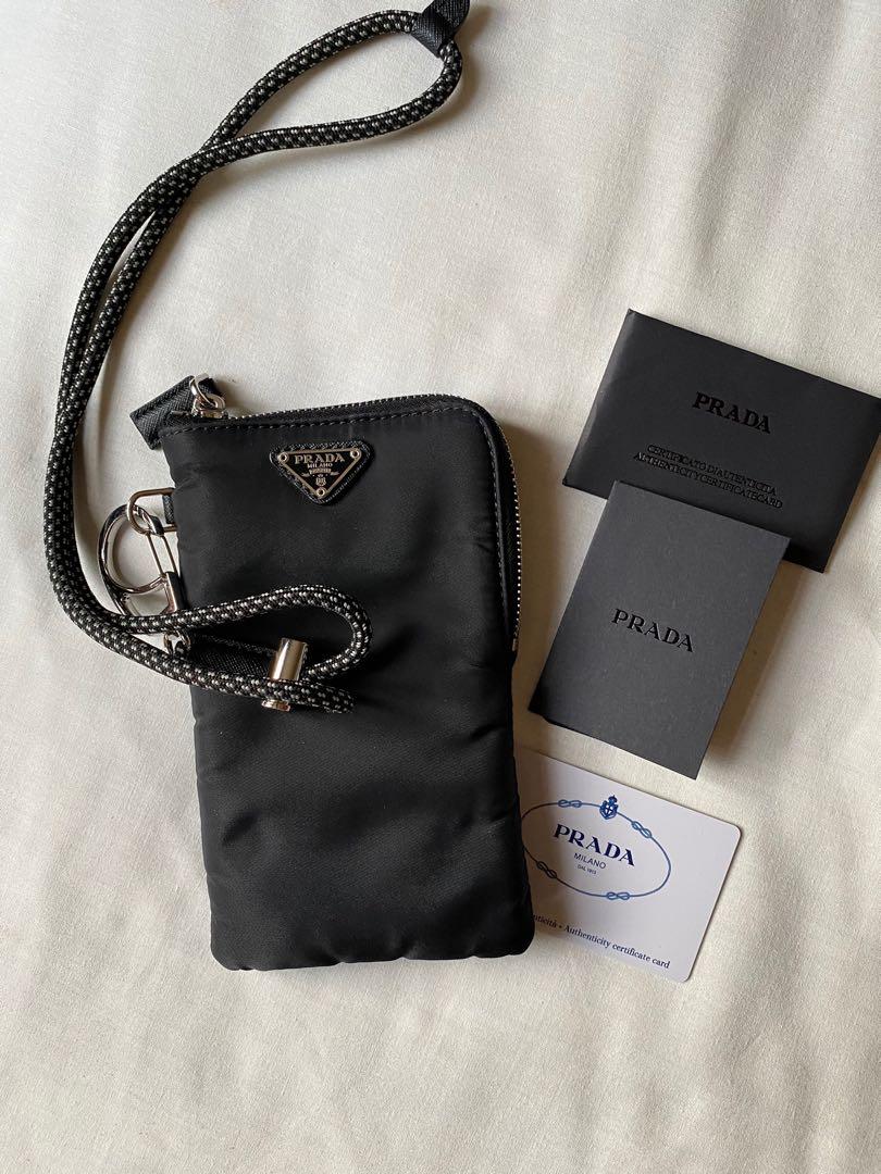 Prada Pouch Lanyard, Luxury, Bags & Wallets on Carousell