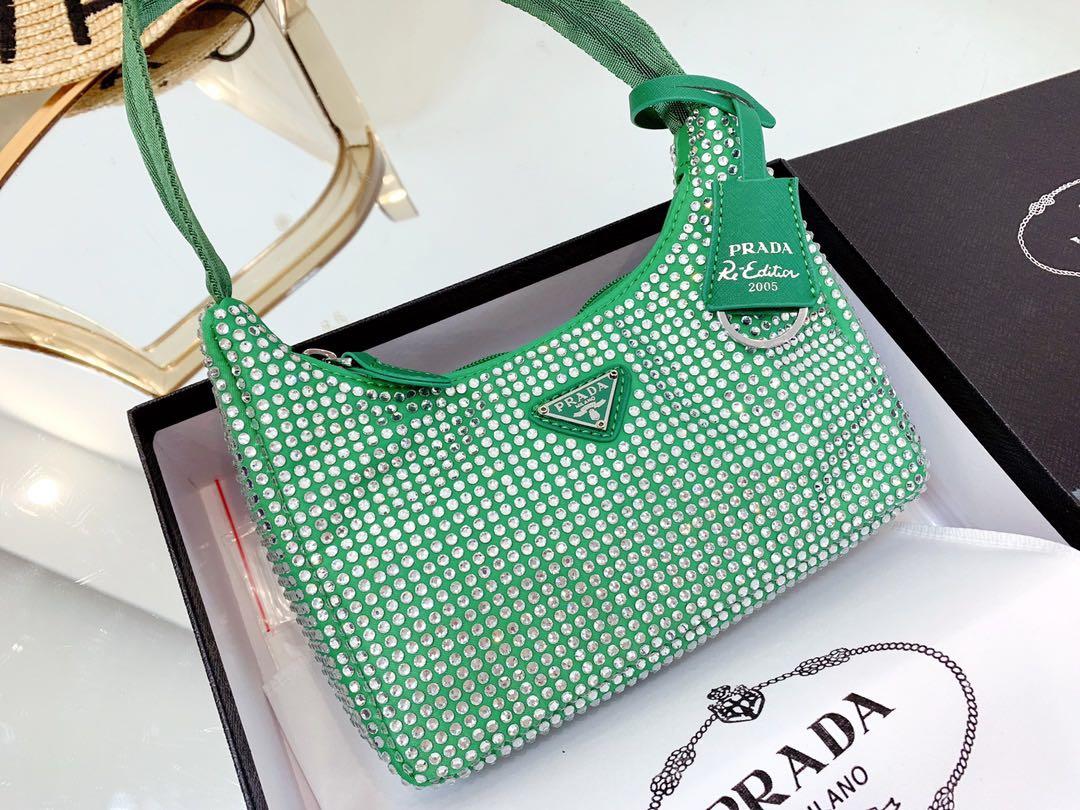 Prada re edition 2000 crystal bag, Women's Fashion, Bags & Wallets, Purses  & Pouches on Carousell