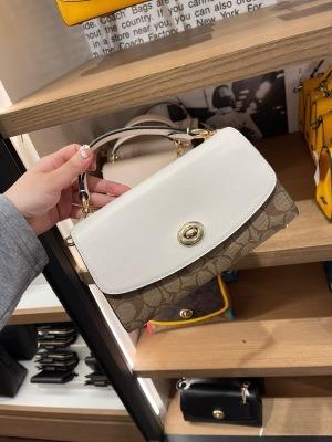 PREORDER COACH Tilly Satchel 23 In Signature Canvas C1439