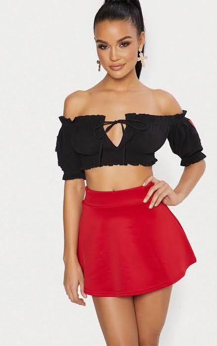 Plt red skirt Clearance