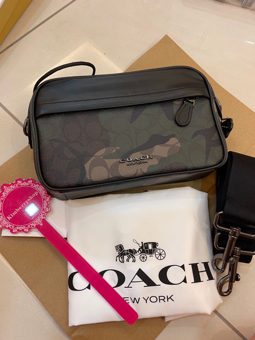 Coach camouflage sling bag new arrivals