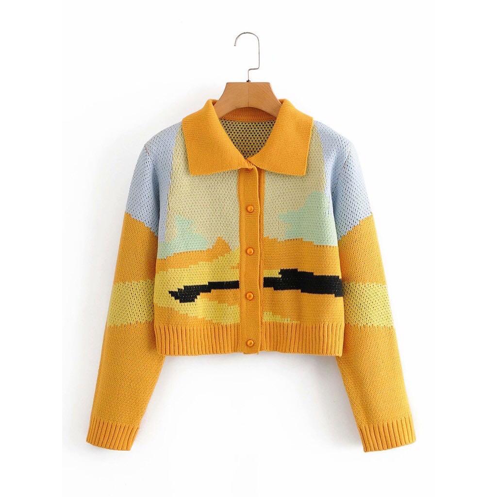 Sunnies Retro Y2K Knitted Cardigan