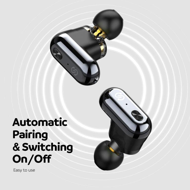 Volkanox resonance unplugged true discount wireless dual driver bt earphones