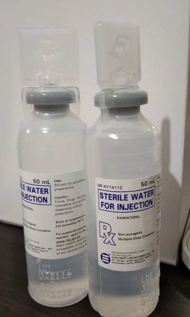 Sterile water, Beauty & Personal Care, Oral Care on Carousell