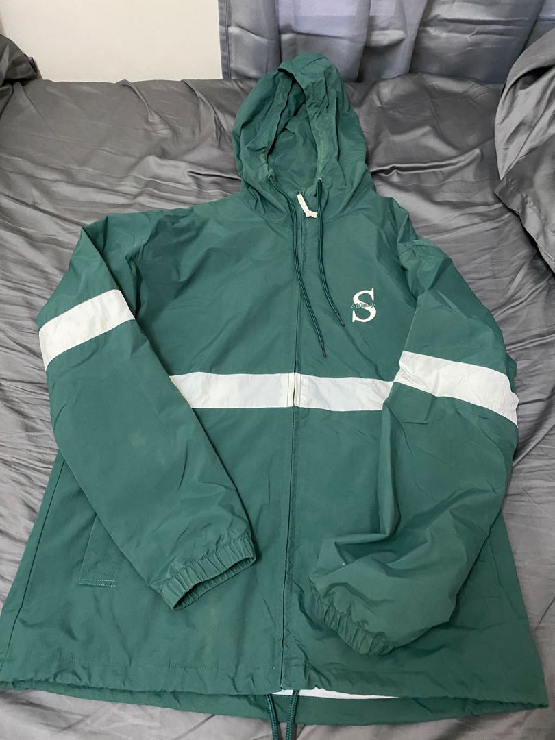 Stussy sport nylon jacket, 男裝, 外套及戶外衣服- Carousell