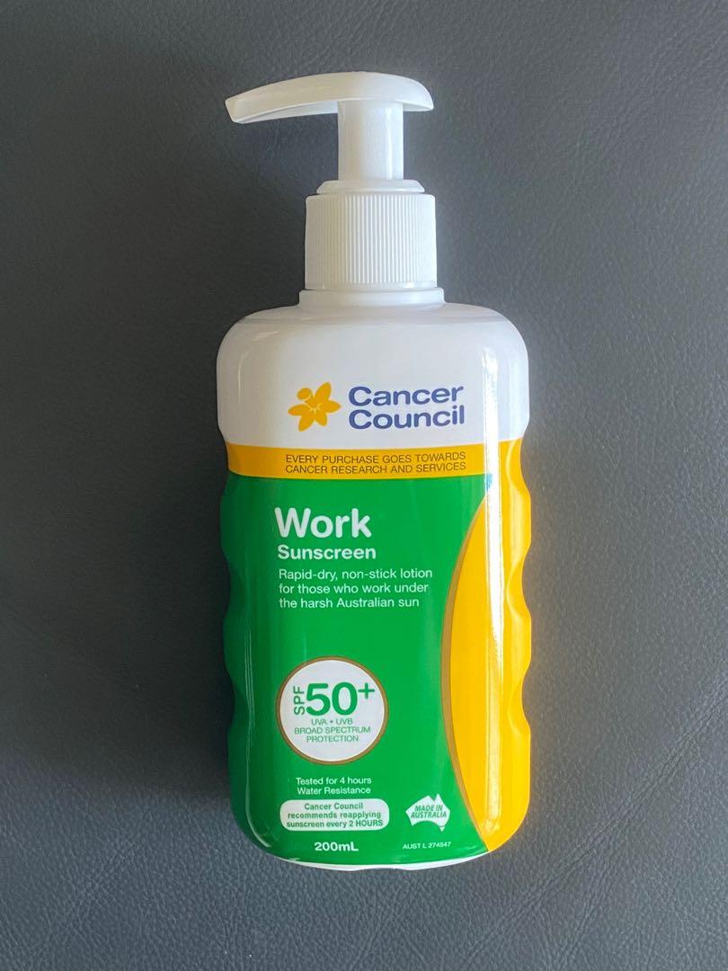 Sunscreen Spf50 Cancer Council Australia Beauty Personal Care Face Face Care On Carousell