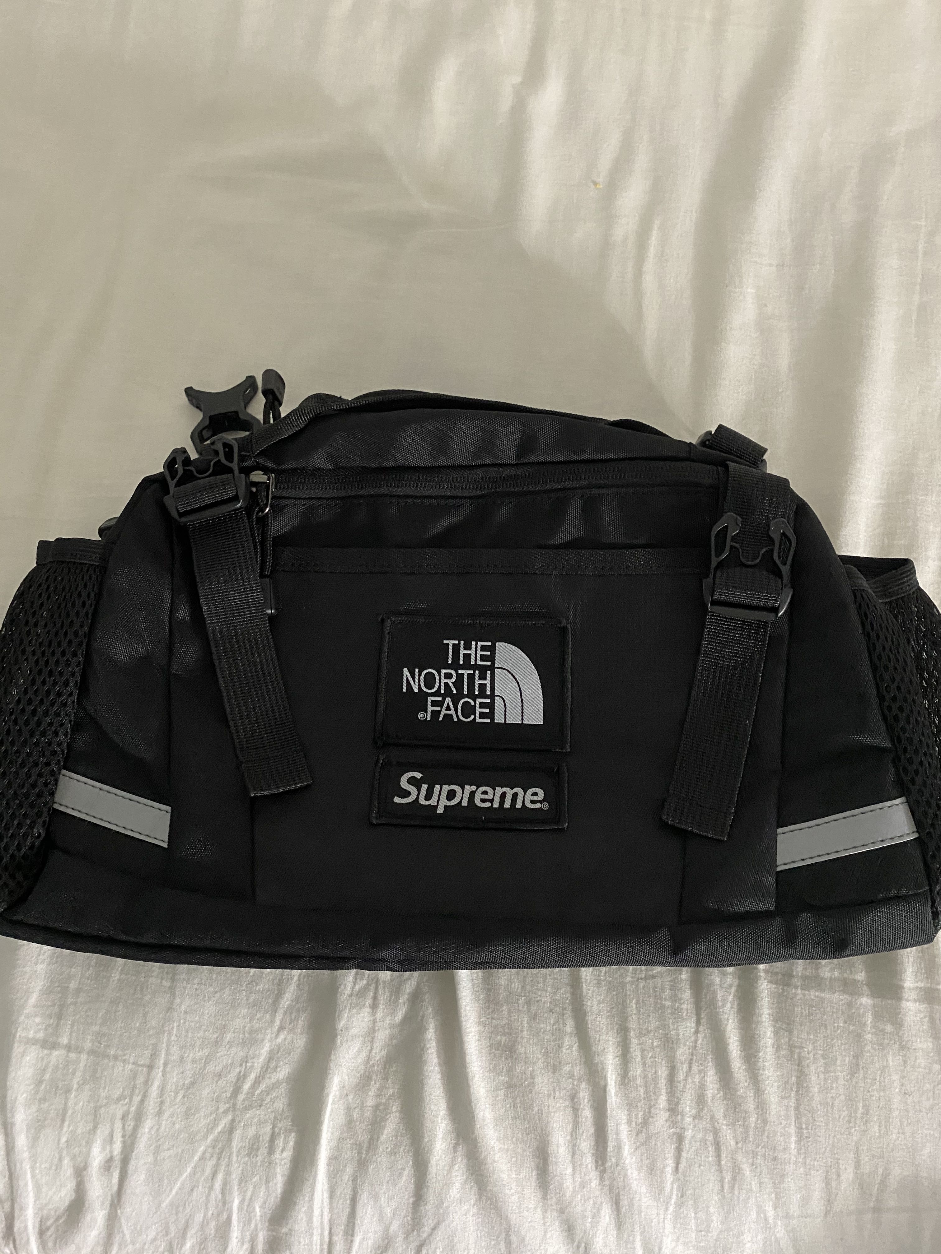Supreme X North face Chestbag, Men's Fashion, Bags, Sling Bags on Carousell