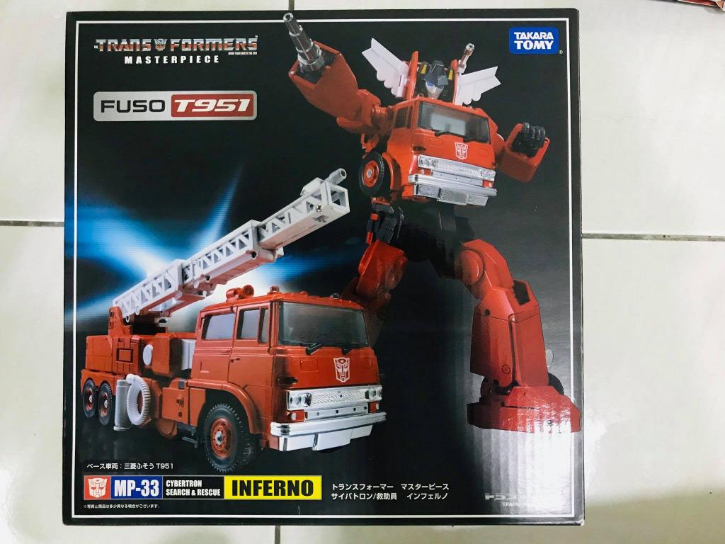 Takara Tomy Transformers Masterpiece Mp 33 Inferno Toys Games Action Figures Collectibles On Carousell