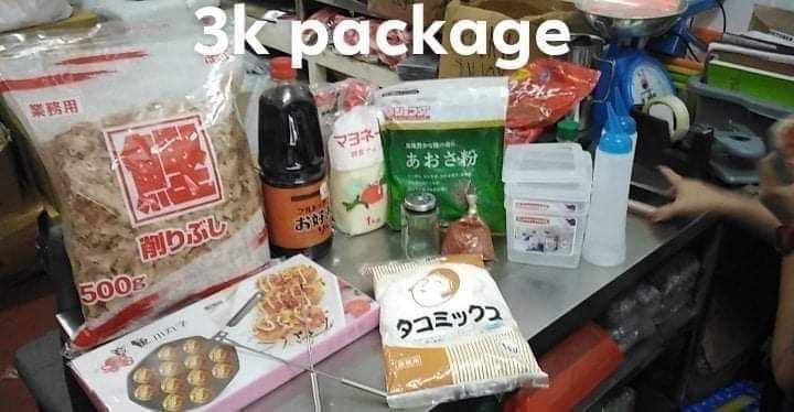 Food　Packaged　Instant　Food　Carousell　Takoyaki　Package　Starter　Business,　Drinks,　on