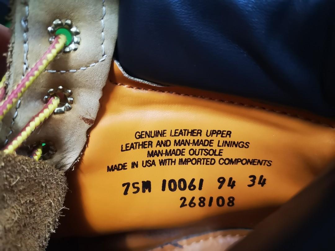 Timberland genuine leather and man made upper store
