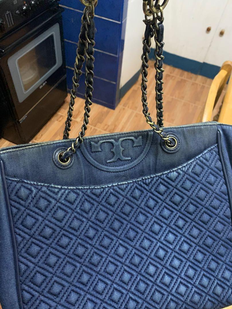 Tory Burch Denim Bag , Women's Fashion, Bags & Wallets, Purses & Pouches on  Carousell