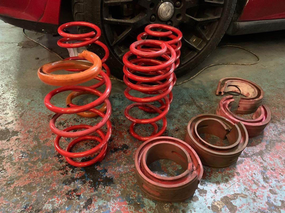 Toyota Vios NCP93 front and rear spring with rubber, Car Accessories ...