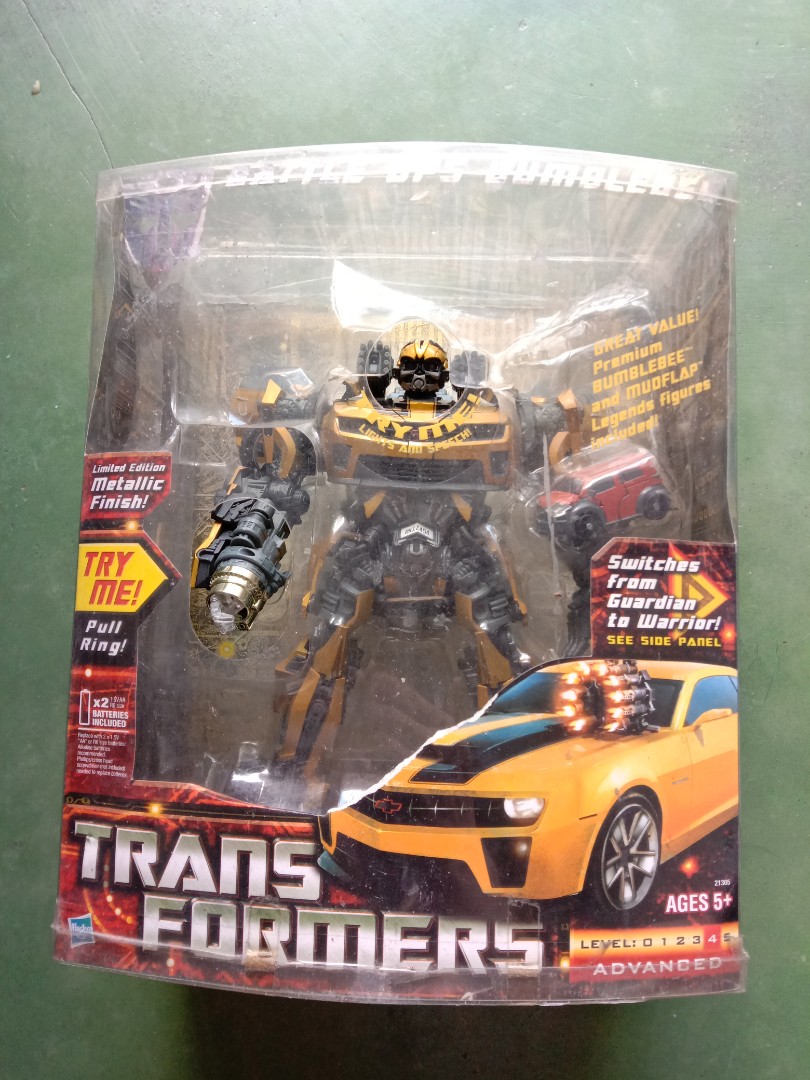 Transformers Limited Edition Movie Metallic Gold Battle Ops Bumblebee