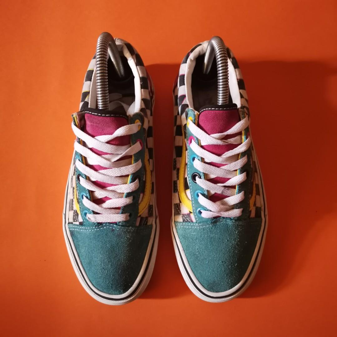 Vans old skool crazy check discount