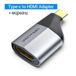 Vention USB C HDMI Adapter Type C To 4K HDMI Female 2.0 Converter 4K 60Hz For Projector TV Monitor