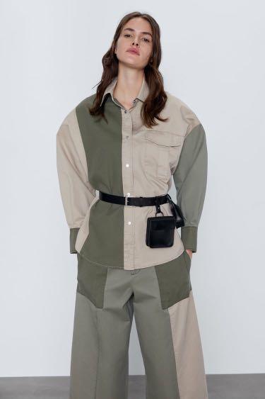 ZARA LEATHER BELT WITH PURSES BLACK Women s Fashion Bags