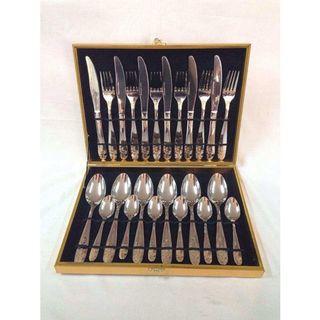 24 Pieces Wedding Gift Spoon and Fork Stainless Steel