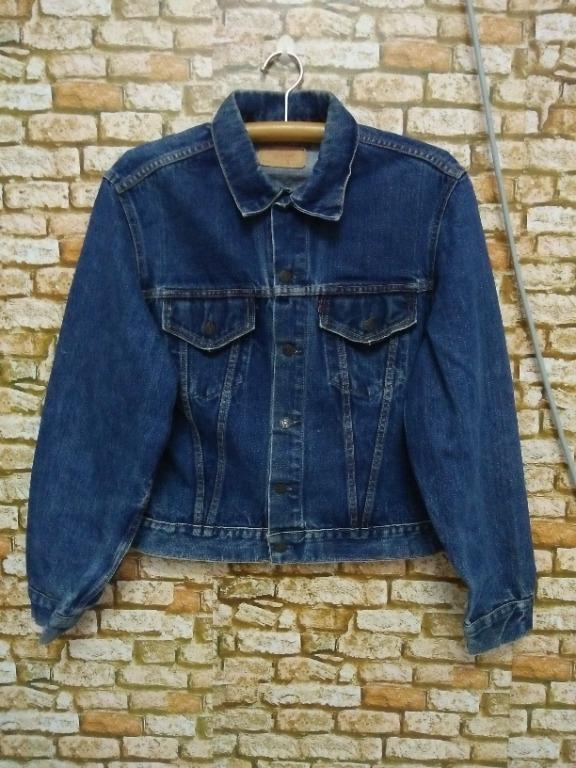 60s LEVIS 70505 BIG 'E' TRUCKER DENIM JACKET USA (B91), Men's