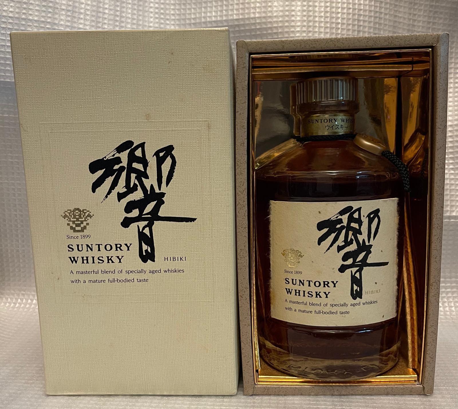 響金蓋金花日本威士忌Hibiki Suntory Whisky 750ml 有盒, 嘢食& 嘢飲