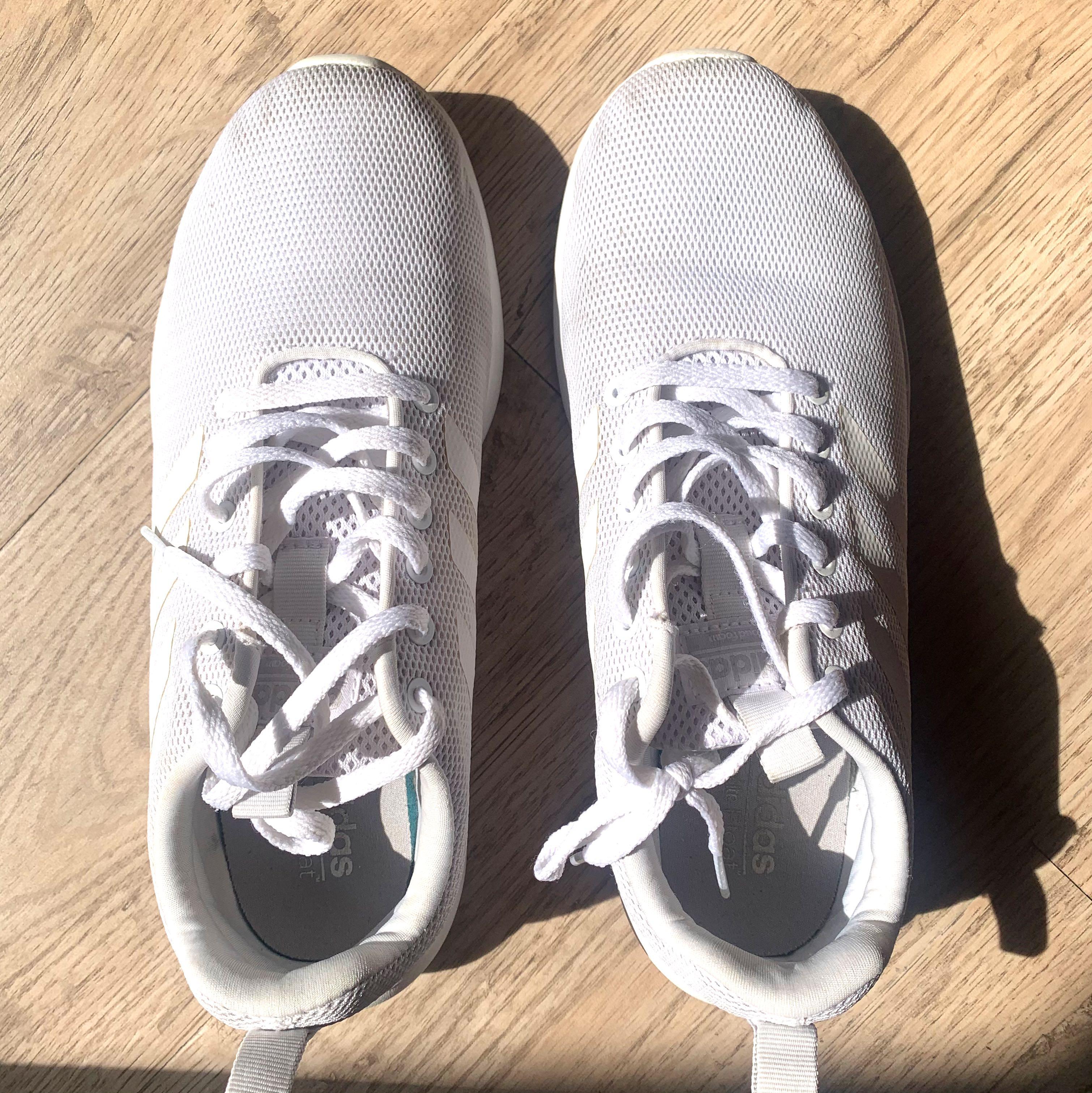 adidas cloudfoam all white