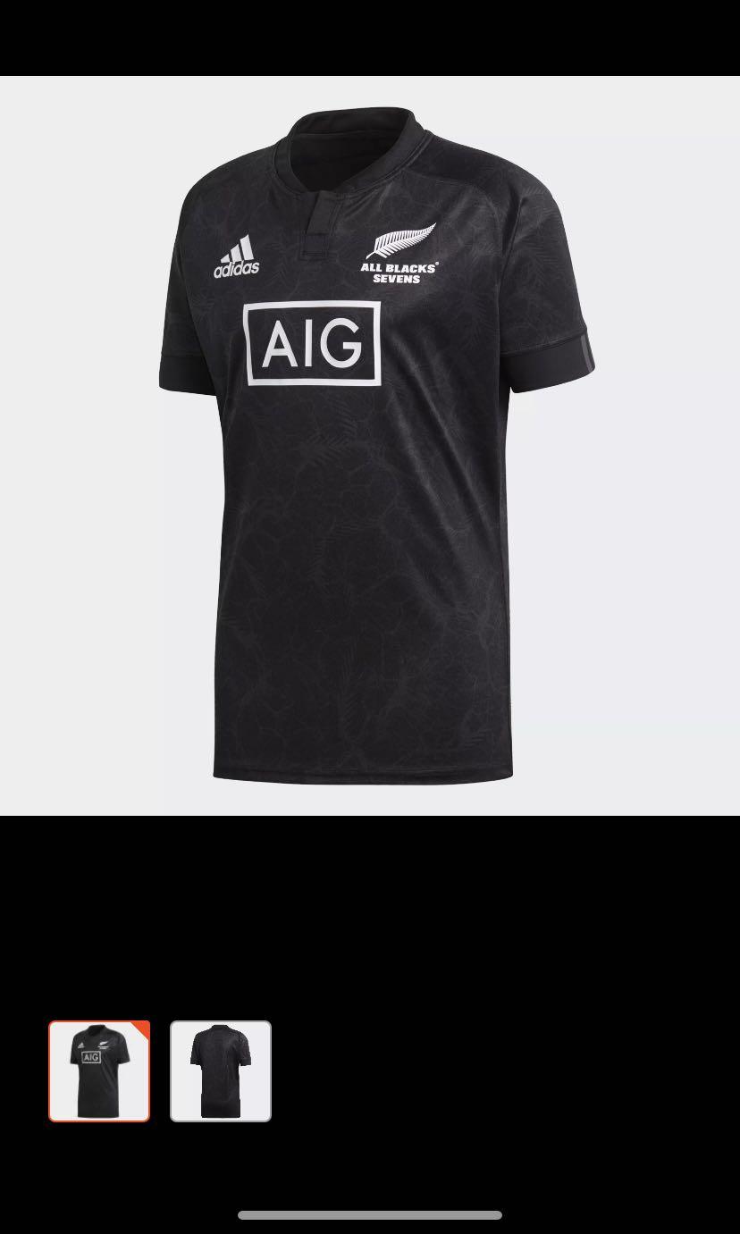 Adidas RUGBY All Blacks Home 7s Jersey Men DX1543 Men s Fashion Activewear on Carousell