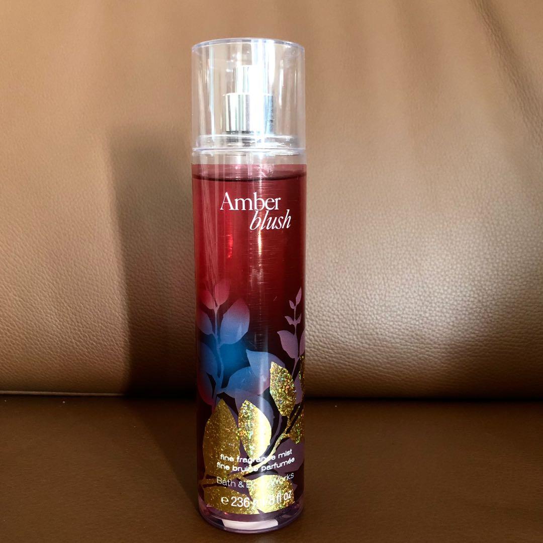Amber Blush Fine Fragrance Mist Bath and Body Works Furniture