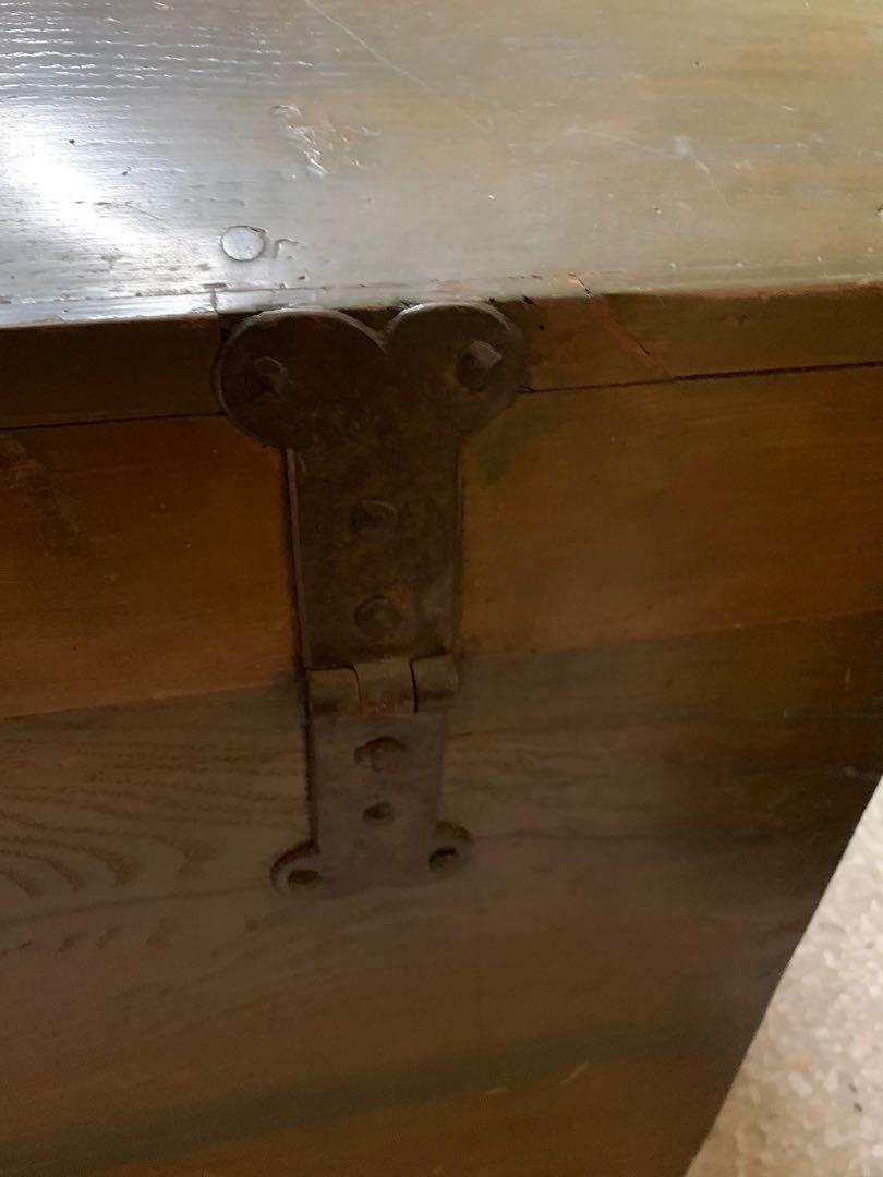 Antique Captain Chest, Furniture & Home Living, Home Decor, Clocks on