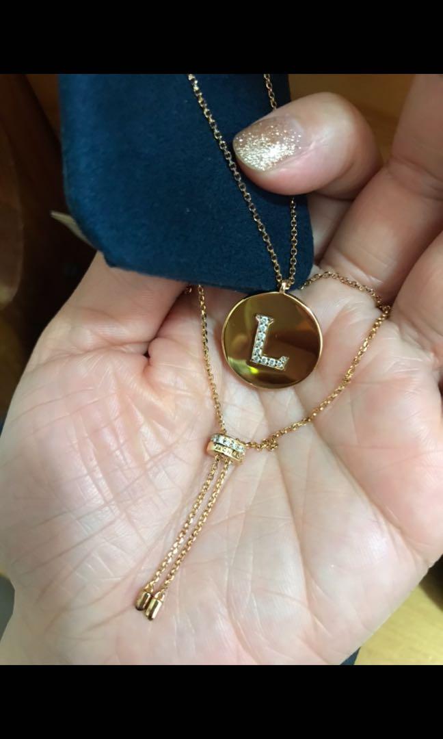 Apm monaco alphabet necklace outlet