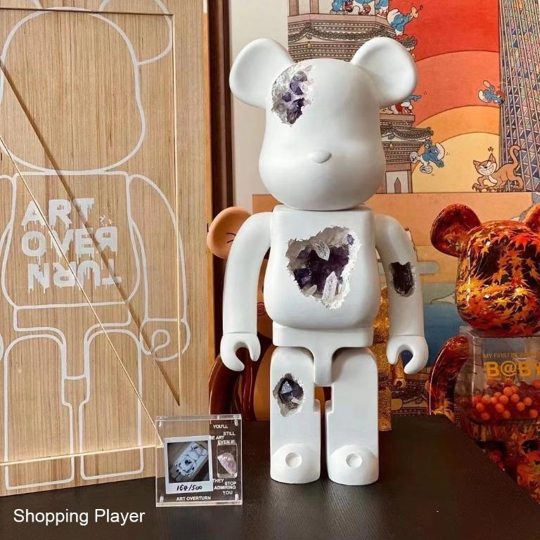 Be Rbrick Bearbrick Art Over Turn 1000 Creative Diy Collectibles Figure Toy Model Statue Purple Crystal Toys Games Action Figures Collectibles On Carousell