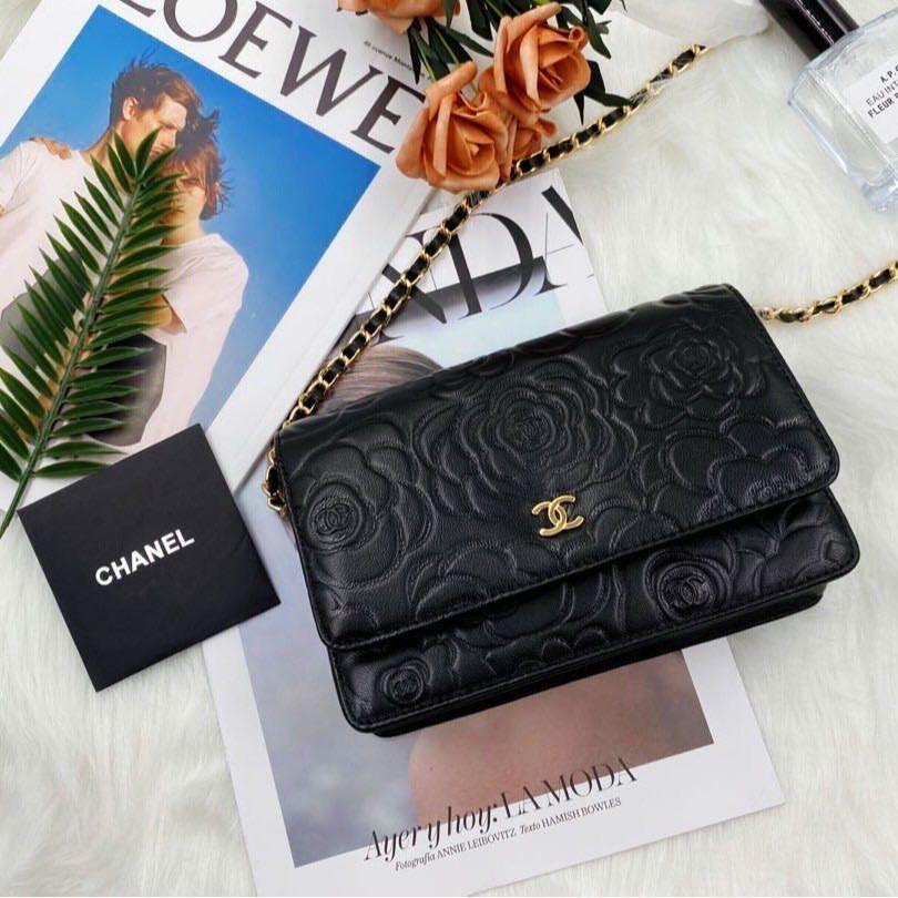 Chanel VIP Gift Camellia Sling Bag WOC - Totetally_trendy