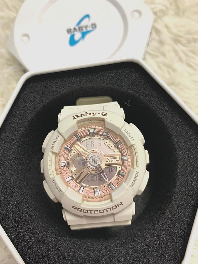 Casio baby top g rose gold