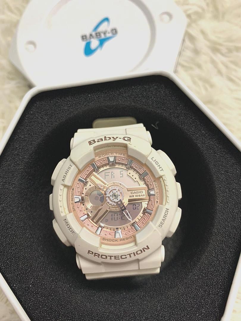 Baby g sale pink rose gold