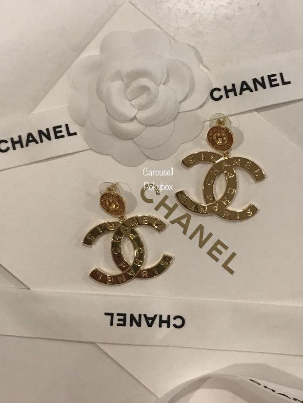 Best 25+ Deals for Large Chanel Logo Earrings