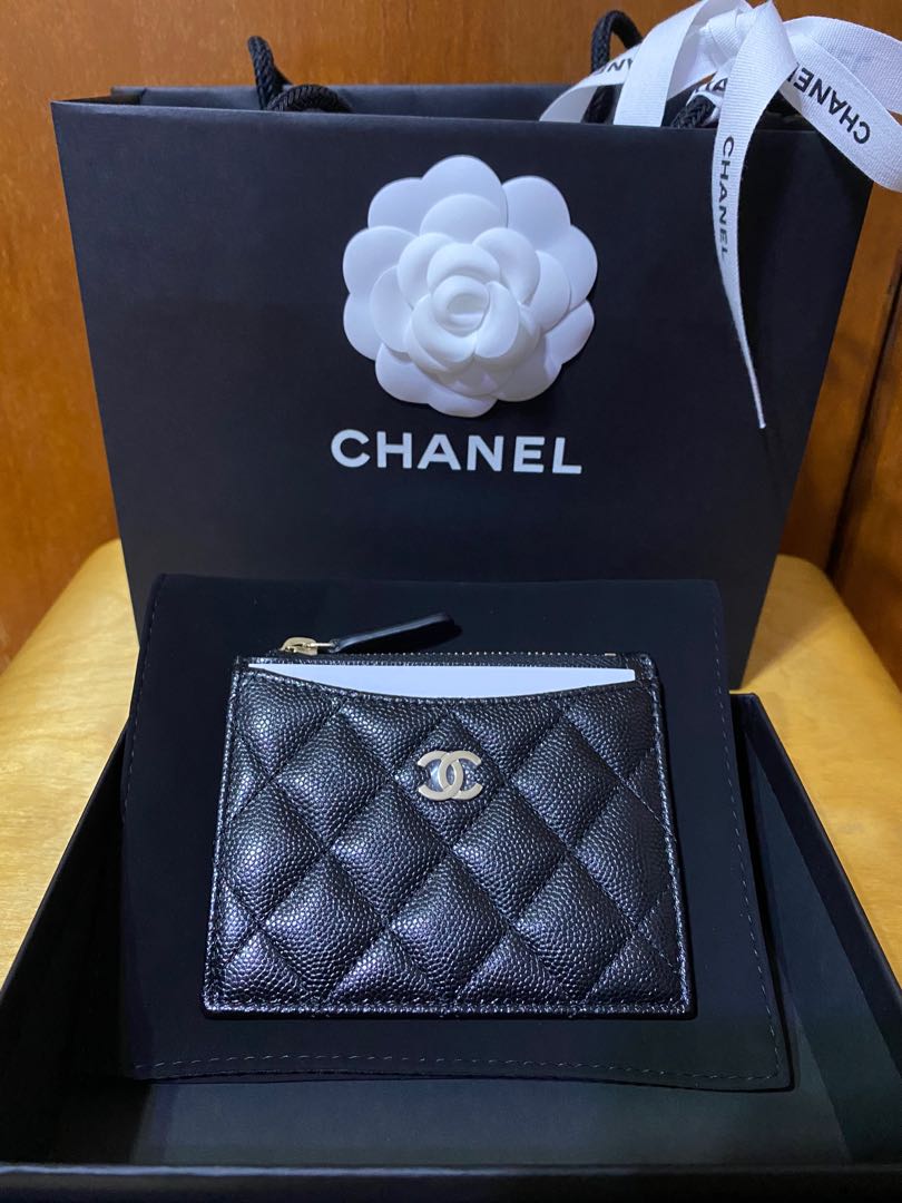 Chanel Classic Zip Card Holder Luxury Bags  Wallets on Carousell
