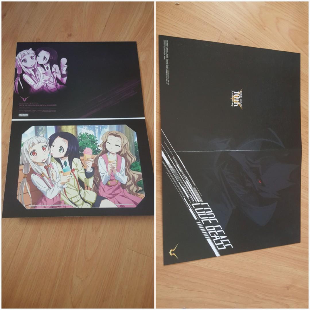CODE GEASS 10TH ANNIVERSARY POSTER (Category: J-Wave Merchandise) located in Caloocan City. Submitted by khael1987 (Listing ID 1073506443, Image 2). Description: As Described See Photos for reference... Listed on shopee also... 850 each.