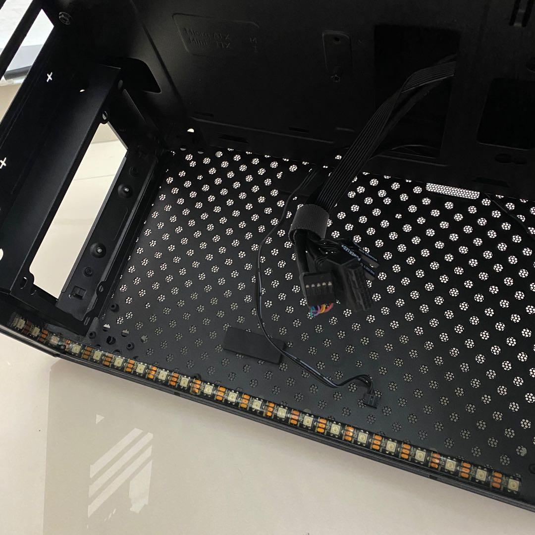 COOLER MASTER Q300L + TECWARE ARC SPECTRUM F3 ARGB FAN x4 & ARGB LED