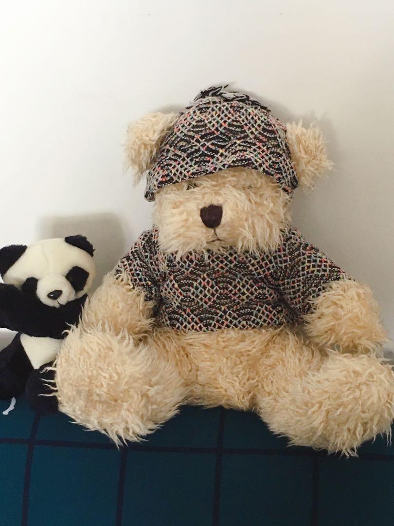 teddy and panda