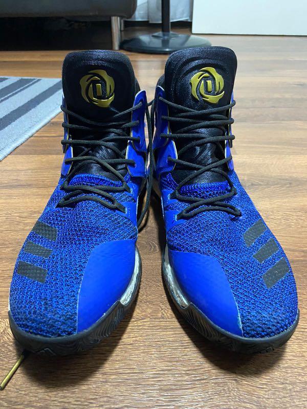 Blue gold basketball shoes sales