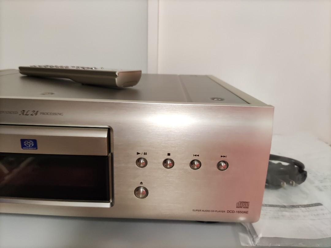歡迎出價）日本版旗艦級美品DENON DCD-1650AE SACD/CD player, 音響 
