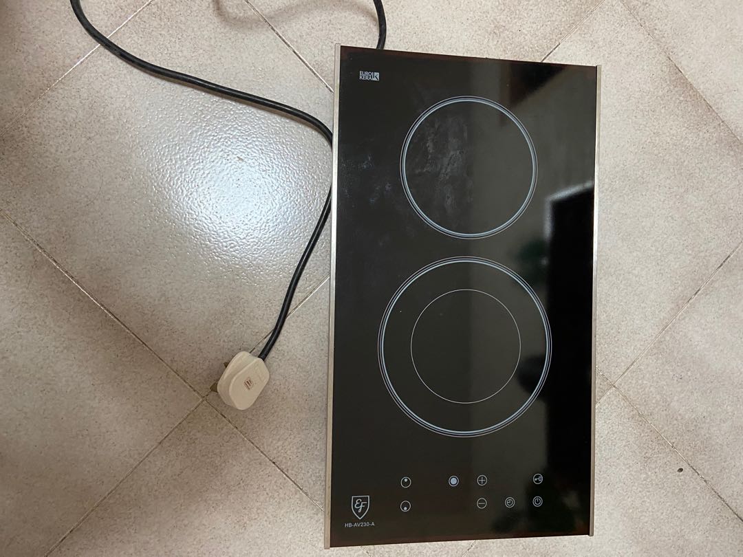 EUROKERA rarely used portable built in Vitro ceramic hob Cooker Hob