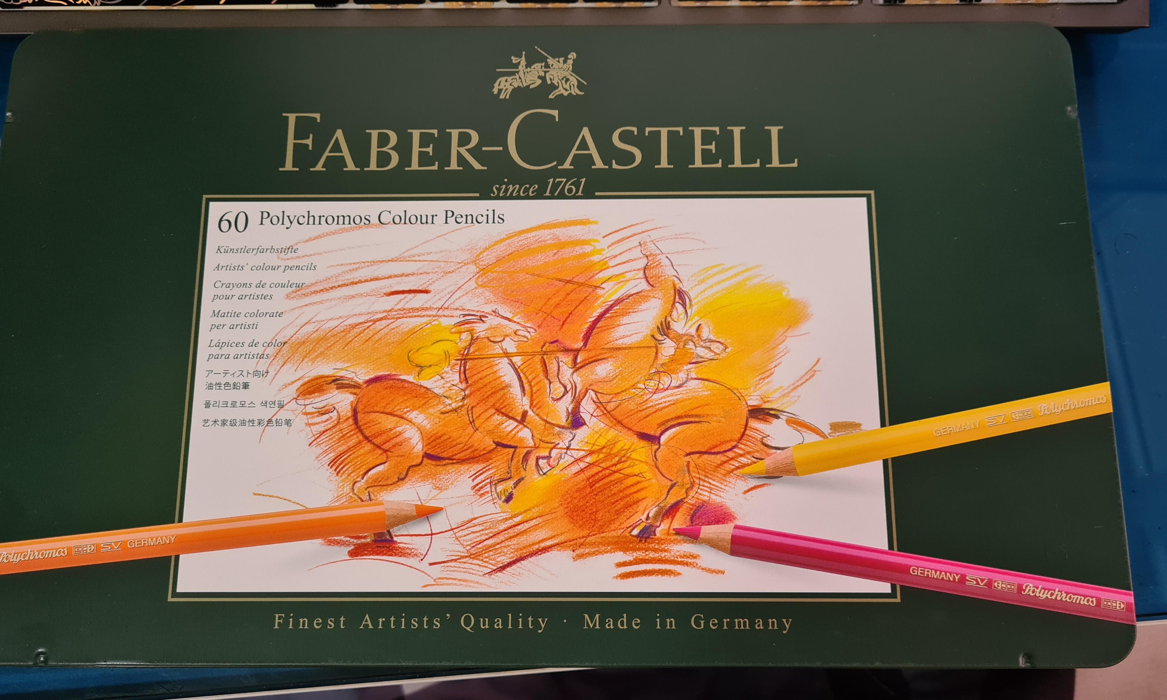 Faber-Castell Polychromos Colored Pencil Set - 60 Assorted Colors