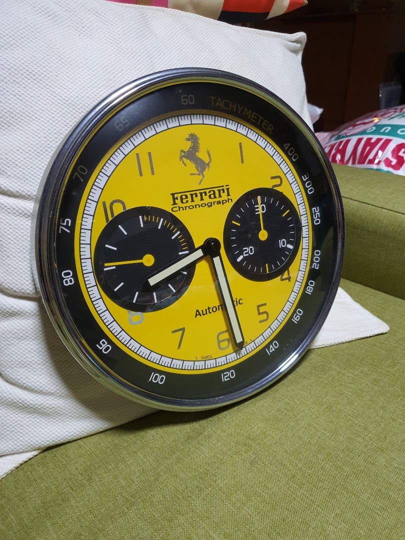 Ferrari Wall Clock Shell Cheap Price Luxury Watches On Carousell