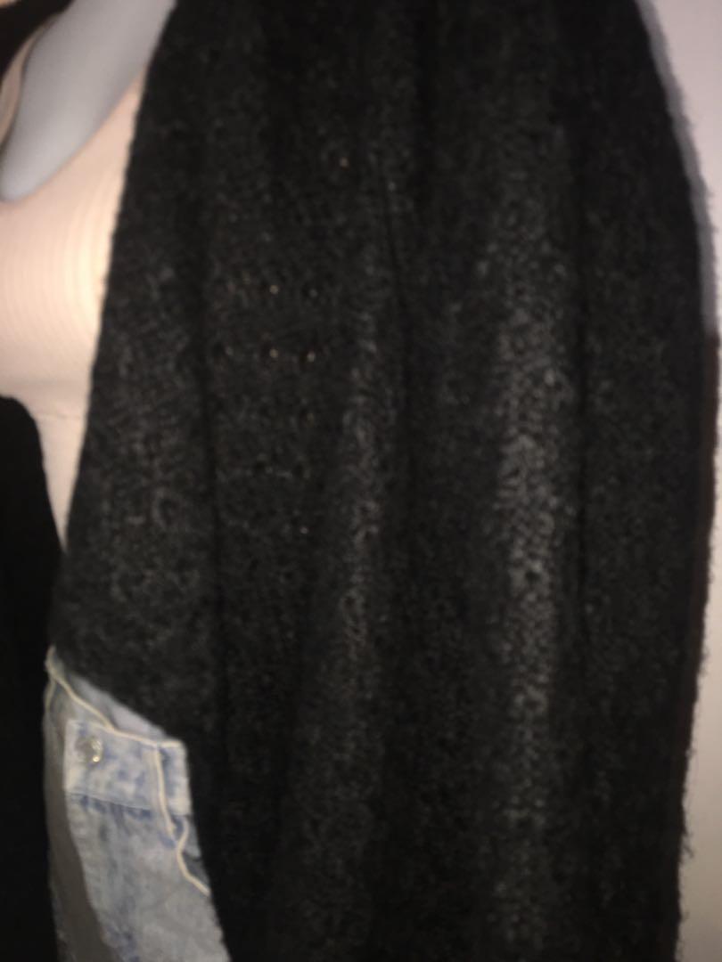 F&f black cardigan sale