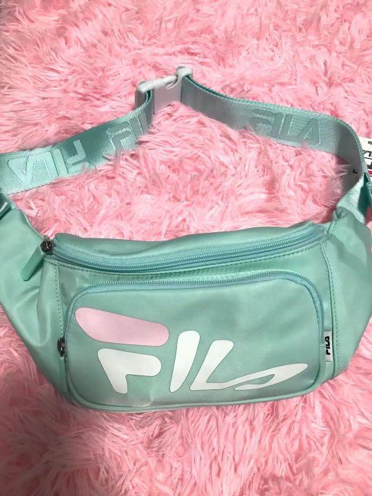 Pink fila bum bag shop