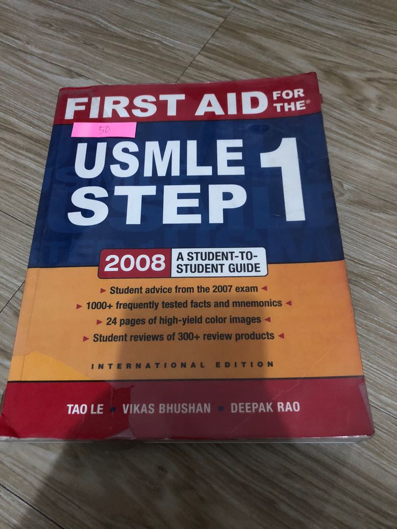 First Aid for the USMLE Step 1 2008 (used), Hobbies & Toys, Books ...