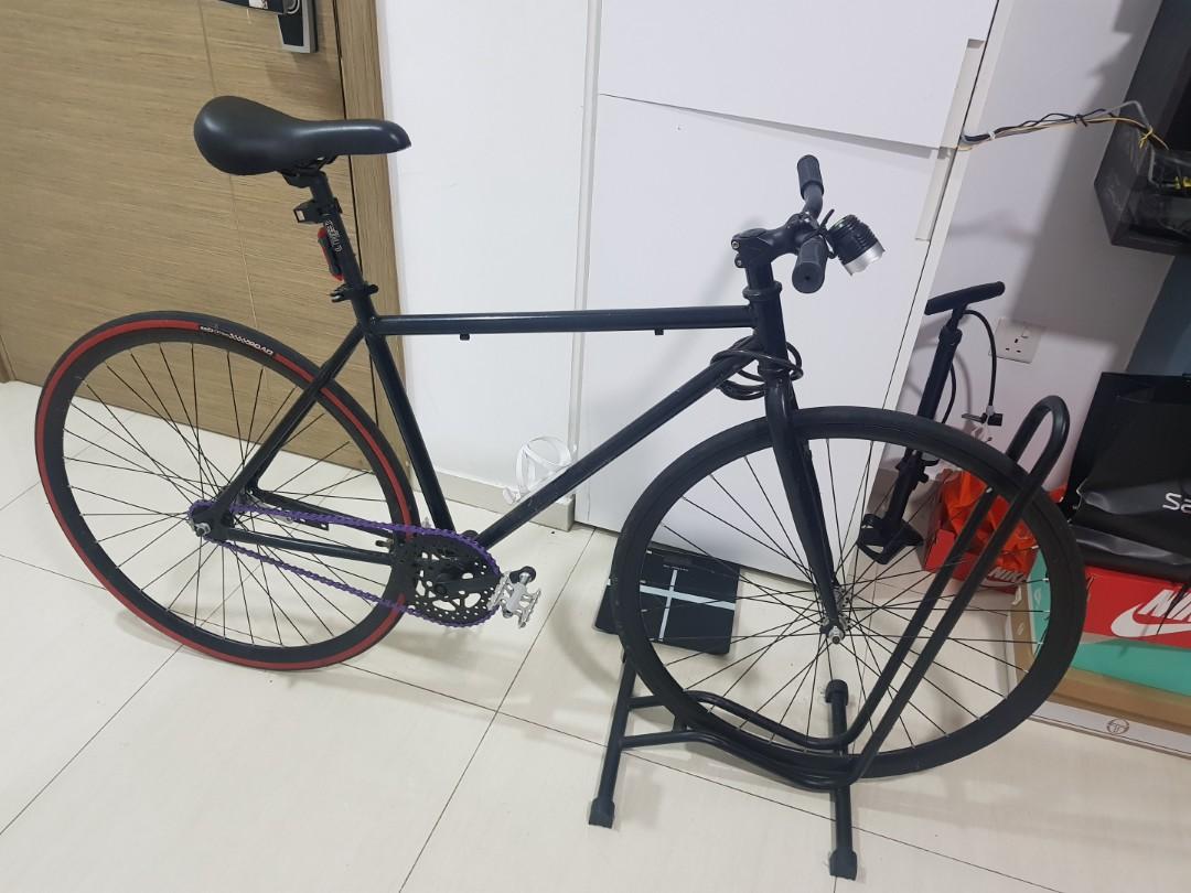 Fixie coaster hub bike