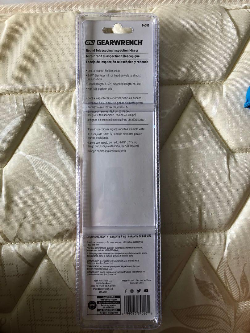 GEARWRENCH Round Telescoping Inspection Mirror, Everything Else on